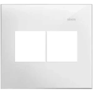 Placa 4×4 4 Módulos Horizontais Branca S35 35622-50 Simon