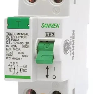 Interruptor Diferencial Residual Dr/idr 2p 63a 30ma – Sanmen