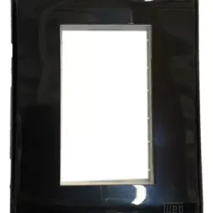Placa 4×2 3 Modulos C/ Suporte Granbella Preta G0329