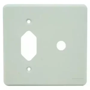 Placa 4×4 Tomada Hexagonal + Saída Fio Silentoque 54395 Pial
