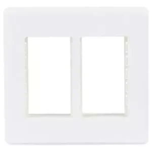 Placa 4×4 6 Módulos C/ Suporte Branca S19 19913-50 Simon