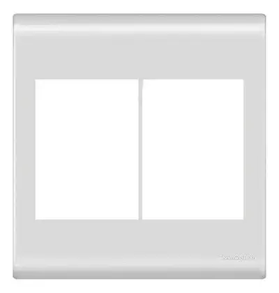 Placa 4×4 6 Postos Branco C/suporte 57106/031 Liz Tramontina