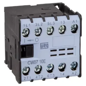 Mini Contator Tripolar Cw0 7a  24vca 1na – Weg