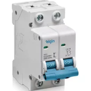 Disjuntor Bipolar 63a Curva C Elgin