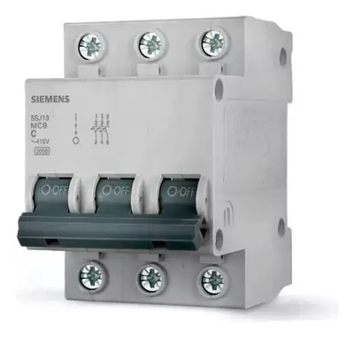 Disjuntor Curva C Tripolar 40a 3ka 5sj1340-7mb-siemens