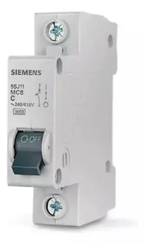 Disjuntor 5sx1 110-7 Unipolar 10a Curva C Siemens