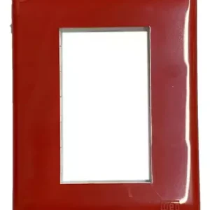 Placa 4×2 3 Modulos C/ Suporte Granbella Vermelha G0332