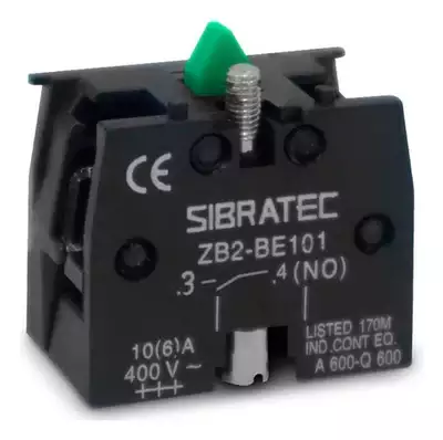 Bloco De Contato Zb2-be101 1na Verde – Sibratec