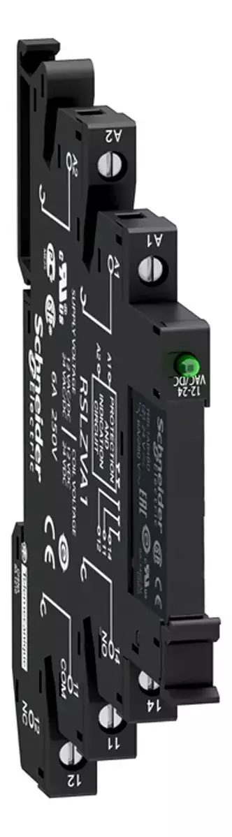 Relé Interface Acoplado 6a 230vac/cc 1naf Com Led Ip40 Rsl1pvpu Zelio Schneider Electric
