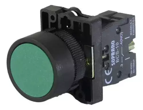 Botão Pulsador Verde| Na – Soprano 05141.0500.05
